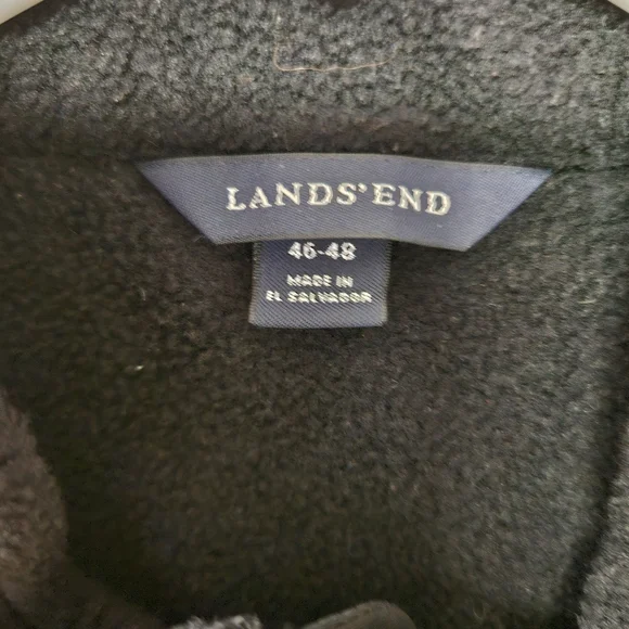 Men's Lands End black XL jacket - Picture 5 of 5